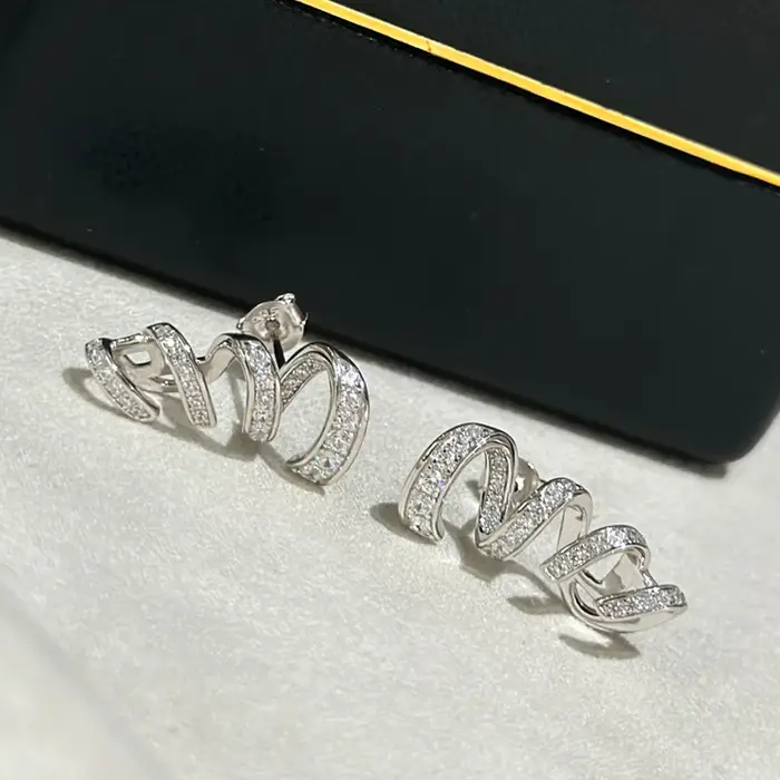 Musla Design – boucles d'oreilles de luxe en argent Sterling 925 pour femmes