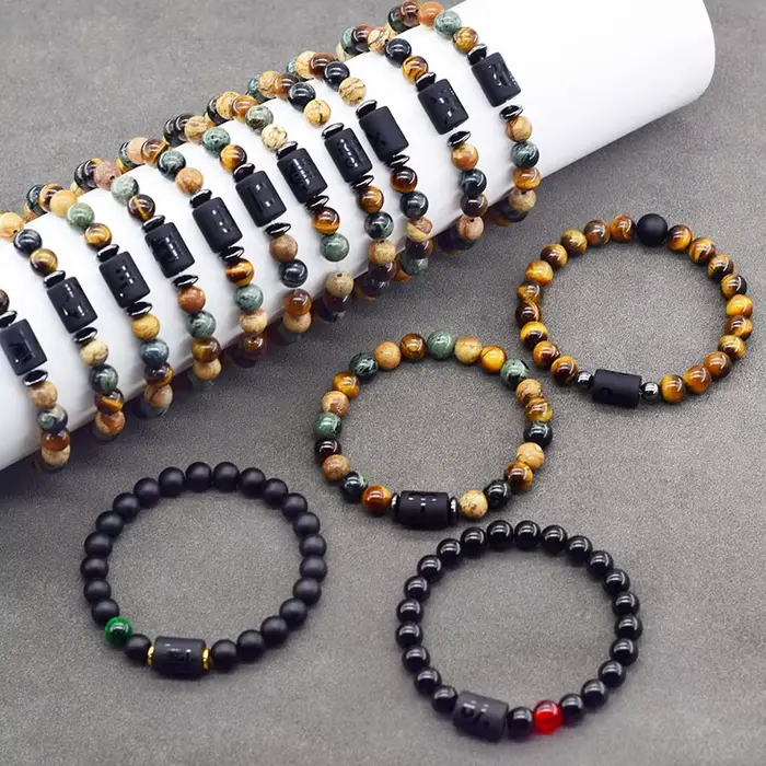 12 signes du zodiaque Bracelet Homme Constellation Bracelets hommes Cancer vierge lion balance Bracelet femmes amitié cadeau bijoux à portée de main