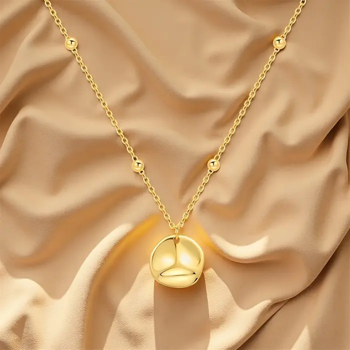 Collier avec pendentif en argent sterling 925 et or 18 carats design original pour femmes cadeaux d'anniversaire bijoux fins à la mode occassions spéciales