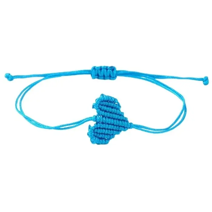 Chanvres tressés Bracelets bracelets artisanaux conception coeur bohème confortable couple unisexe b