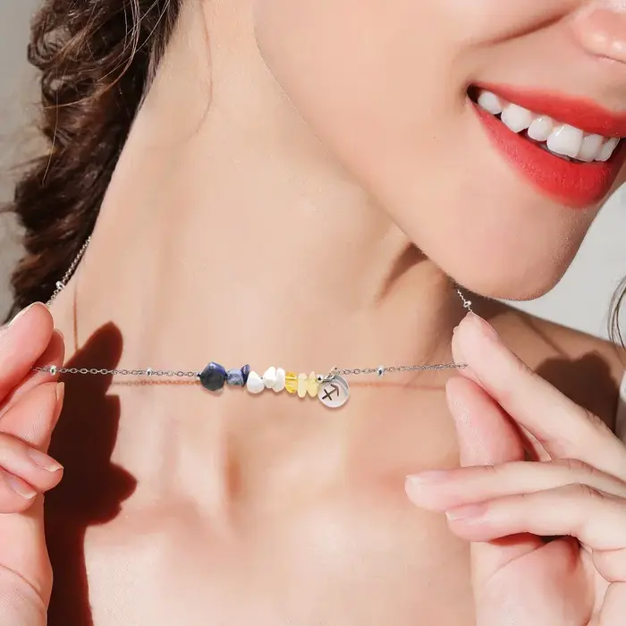 Collier de 12 signes du zodiaque