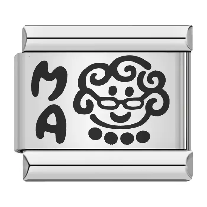URING New Love Best Friend Niece empreintes vous-moi liens de charme italien adaptés 9mm Bracelet en