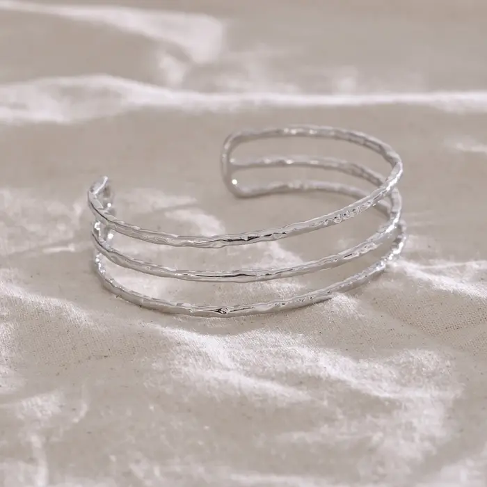 NiNice-Bracelet Ouvert en Acier Inoxydable