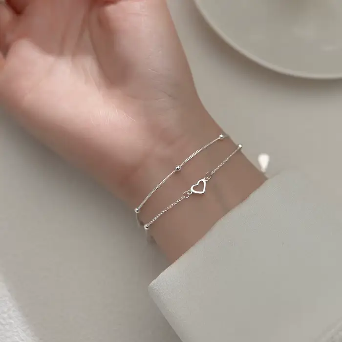 VENTFILLE 925 argent diamant clouté papillon Bracelet femmes mode tempérament fleur réglable Bracele