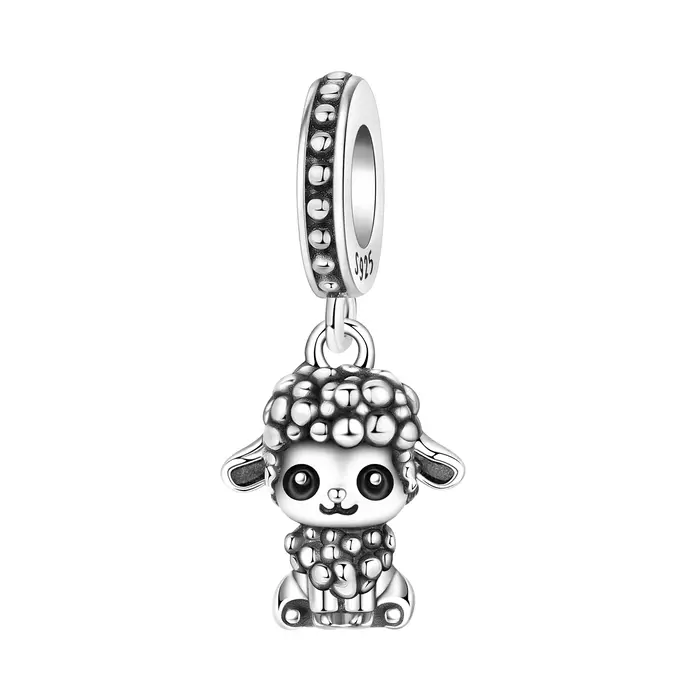 CYCUFF nouveau S925 argent Sterling mignon agneau pendentif femmes Bracelet collier bricolage fête d