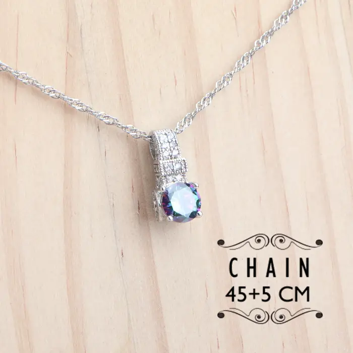 Ensemble de bijoux en argent Sterling 925 pour femmes