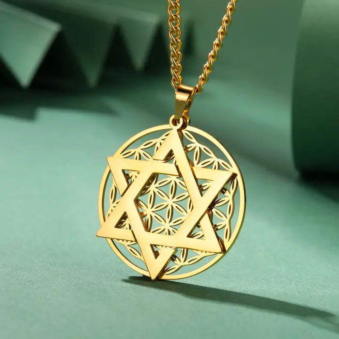 Collier étoile de David en or pour femmes symbole de protection et spiritualité cadeau pour occasions spéciales et quotidien