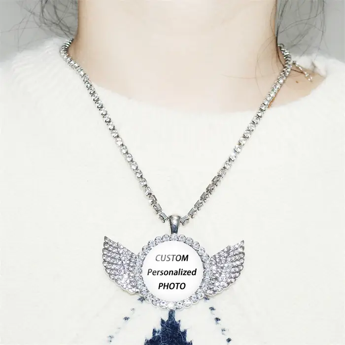 Collier personnalisé en verre avec pendentif en alliage de zinc pour maman, papa, bébé, enfants, occasions spéciales et anniversaires