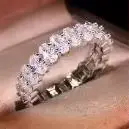 Bague ovale en argent Sterling 925 pour femmes, Zircon Original, à la mode, cadeau de fiançailles, d