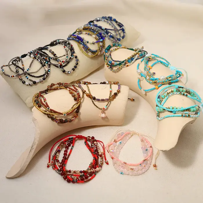 Bracelet de perles fines de style bohème