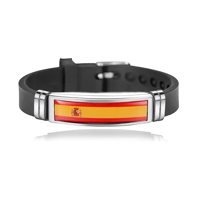 Bracelet drapeau National USA France Canada drapeaux