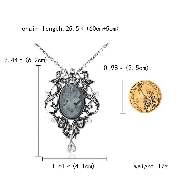 Long collier Rinhoo vintage