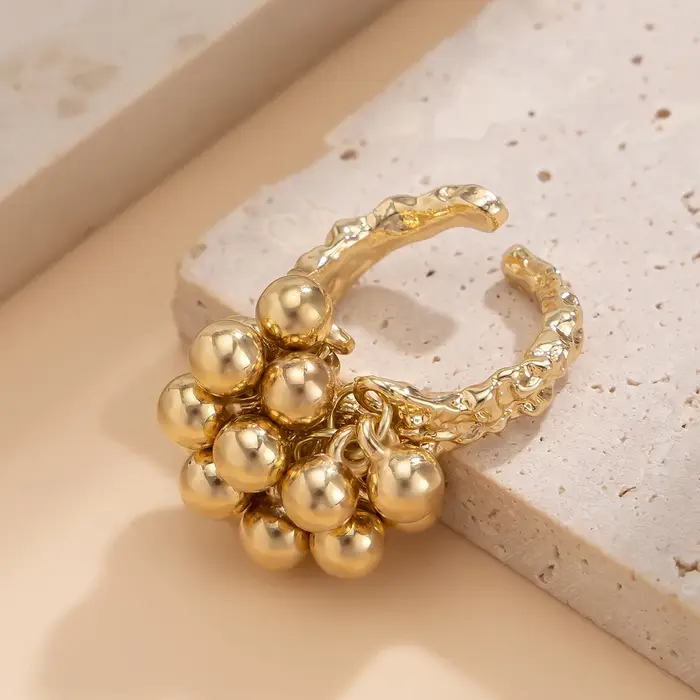 IngeSight.Z – petite bague boule CCB au Design créatif pour femmes et hommes