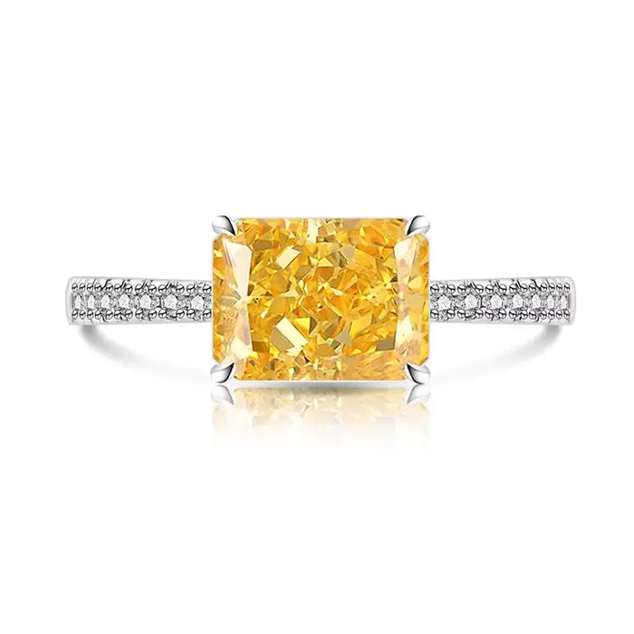 Bague de luxe en argent Sterling 925
