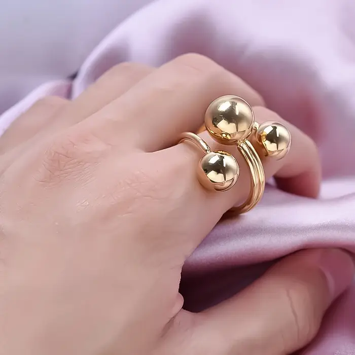 Bague circulaire brillante en acier inoxydable