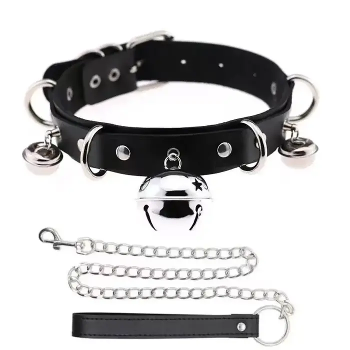 Collier cloche de Style européen pour hommes, anneau de cou réglable et Sexy, collier de propriétair