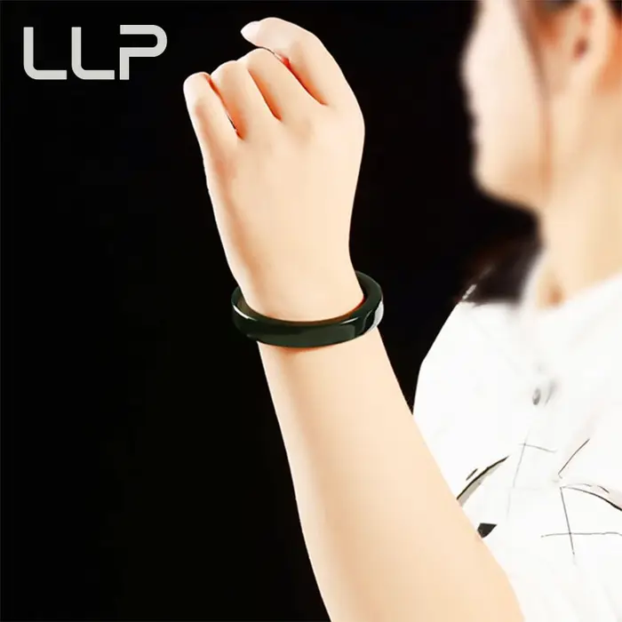 Bracelet carré en Jade Hetian véritable 100% naturel