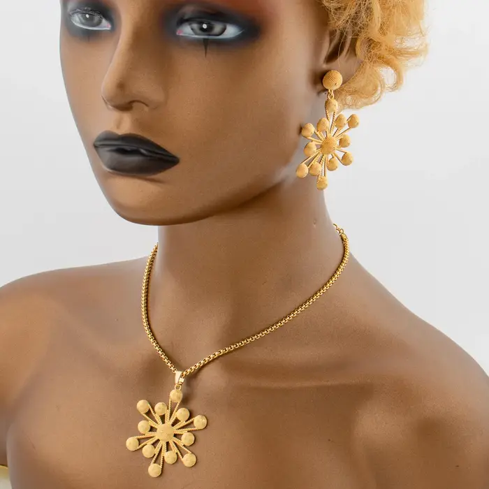 Ensemble de bijoux en or pour femmes