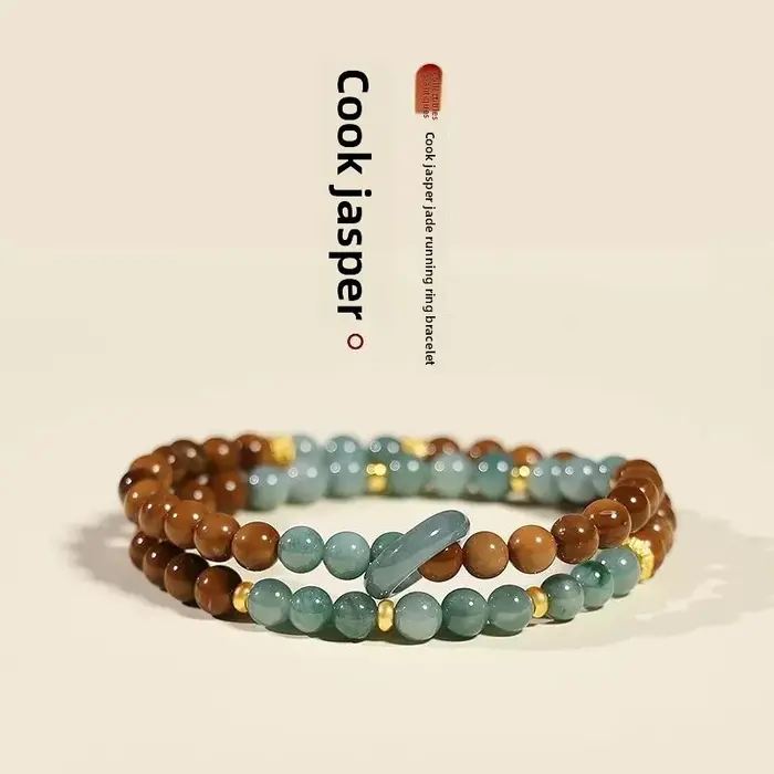 Bracelet perlé Kukui en cristal orange naturel pour femme occasions spéciales élégance moderne