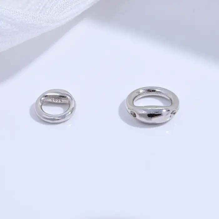Bracelet à boucle fermée en argent Sterling S925
