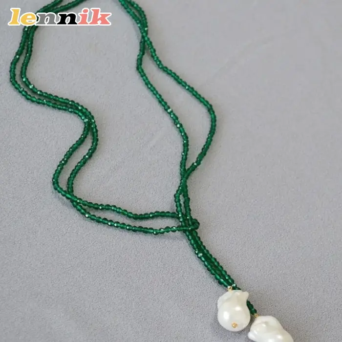 LENNIK Collier de perles baroques