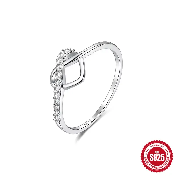 CANNER-Bague de luxe en argent regardé 925 pour femme, matiques de mariage, bijoux fins, cadeau