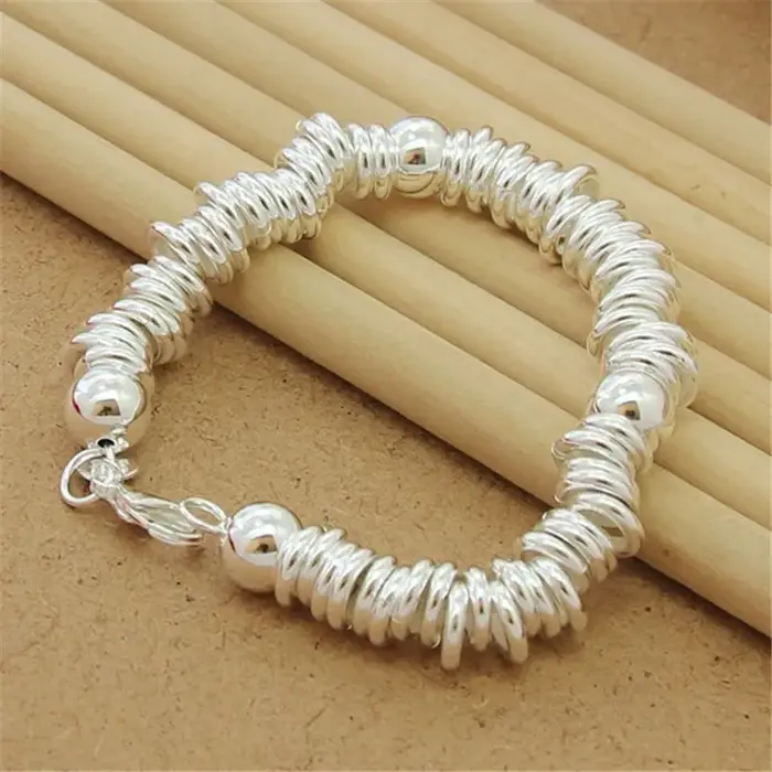 Bracelet cloche en argent Sterling 925 pour femme
