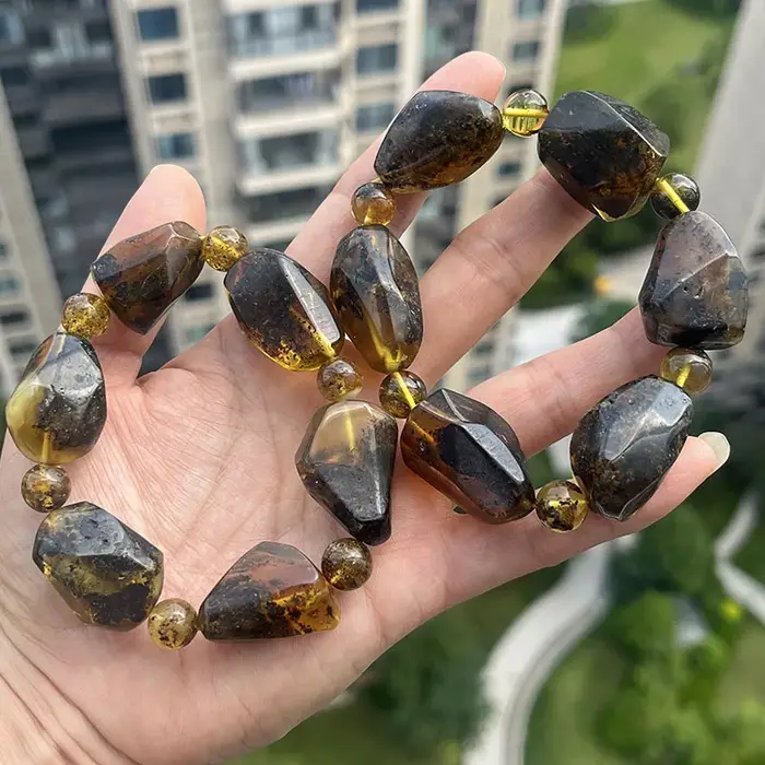 Bracelet en Ambre Véritable 2026 pour Fête d'Anniversaire