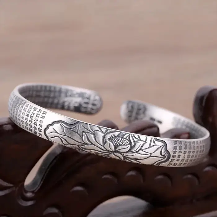 Bracelet jonc rond en argent sterling 925 forme géométrique simple pour femme bijoux de finesse