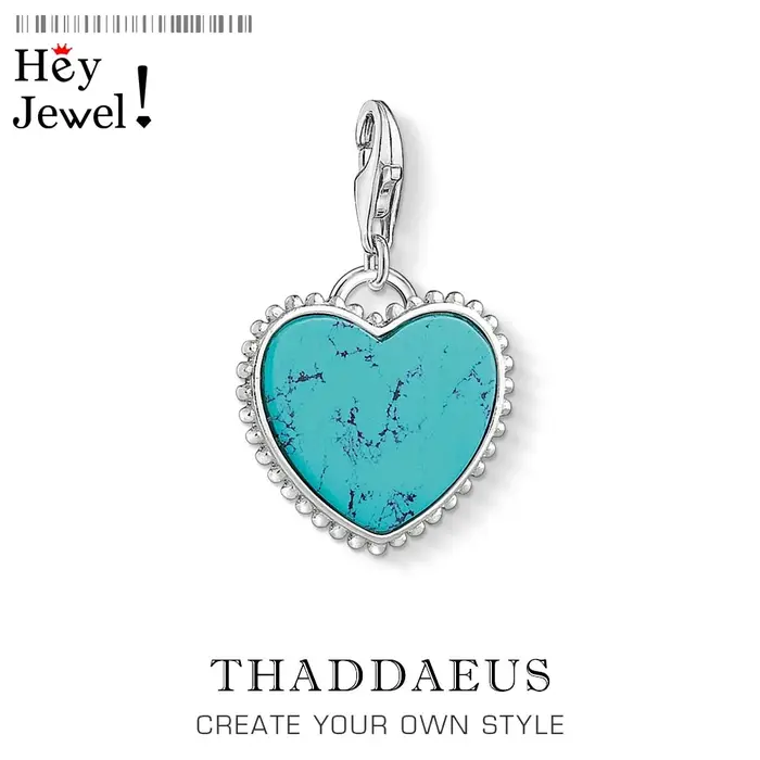 Pendentif à breloque éternelle cœur bleu pour femmes, en argent Sterling 925, bijou romantique, adap