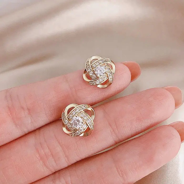 Boucles d'oreilles pissenlit femme 100%
