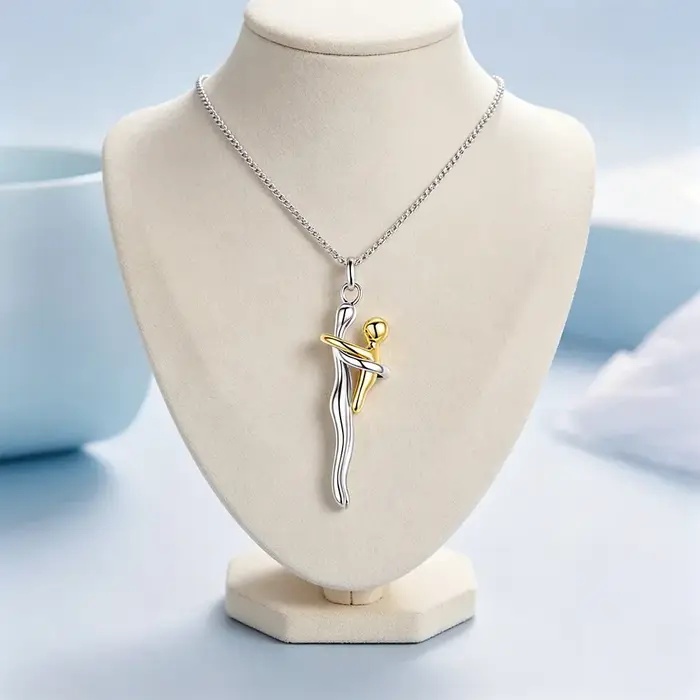Colliers pendentifs Famille : Étreinte d'amour