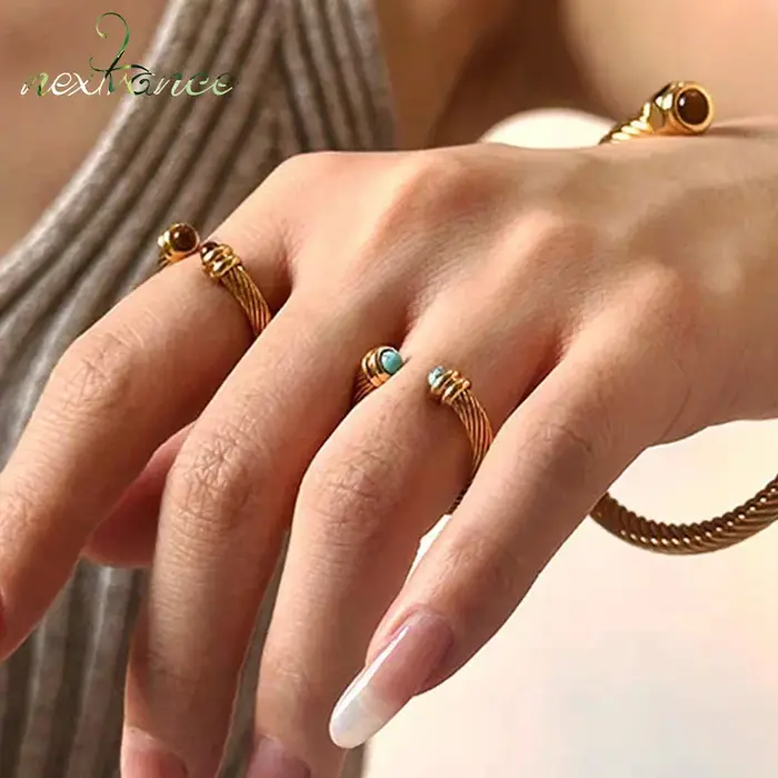 Nextvance-Bague Twisty Vintage en Forme de C pour Femme