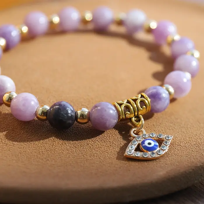 Bracelet à breloques mauvais œil pour femmes