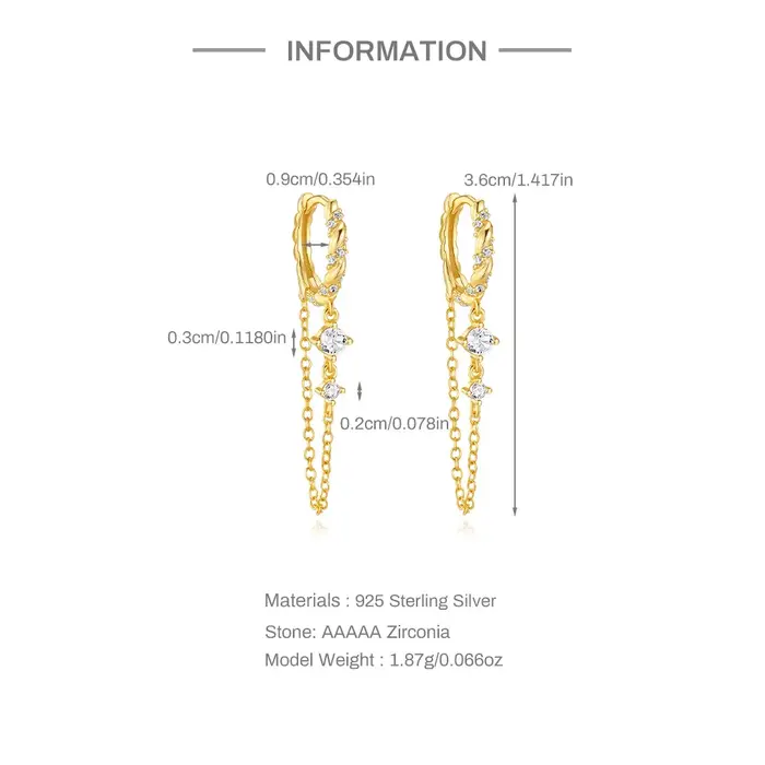 Aide-Boucles d'oreilles rondes en argent regardé 925 pour femme
