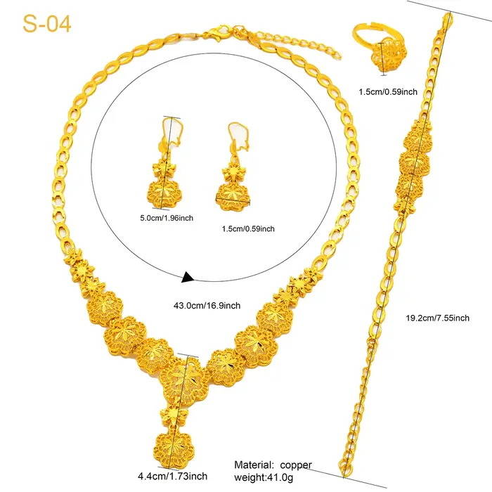 ANIID – ensemble de bijoux de mariée indiens pour femmes