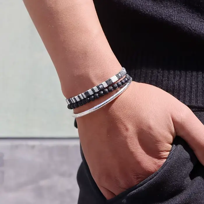 Ensemble de bracelets en perles pour hommes, style bohème, été, plage, fête, bijoux, Vintage, tressé à la main, ajustables, cadeaux pour filles et femmes