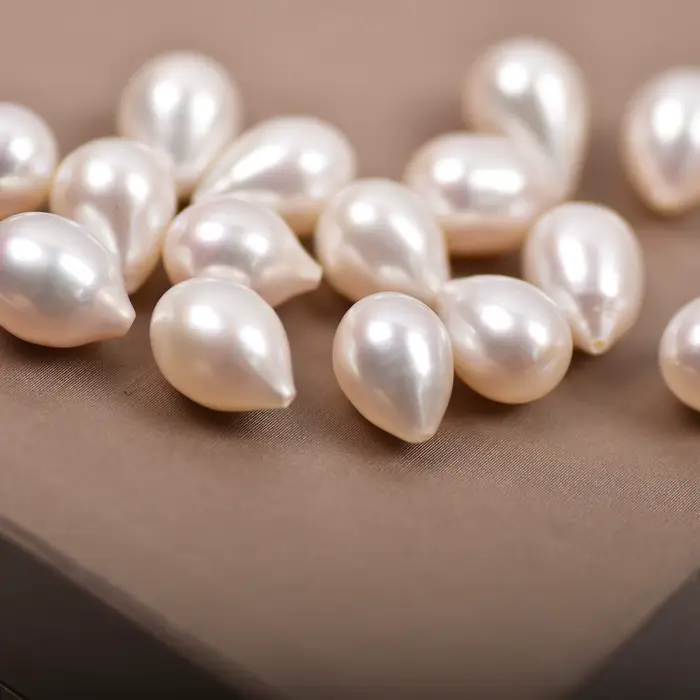 Perles d'eau douce en forme de goutte, pour boucles d'oreilles, pendentif, bagues, perles DIY