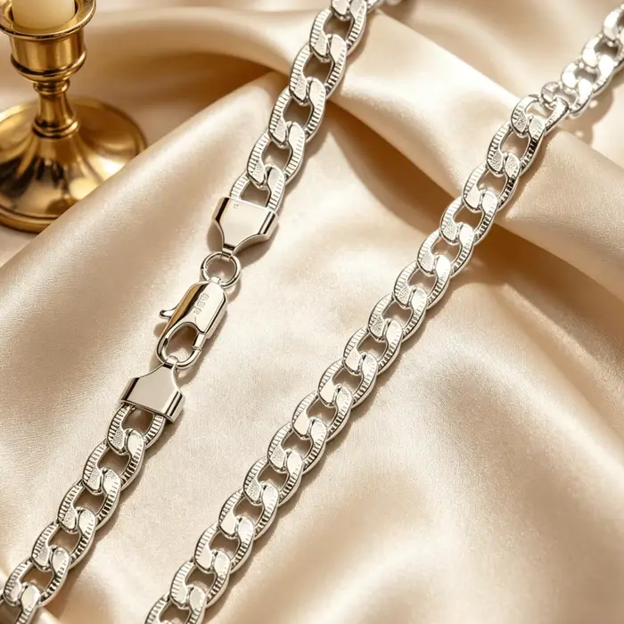 Collier en argent sterling 925, bijoux classiques, géométrie plate solide de 8 mm, pour homme et fem