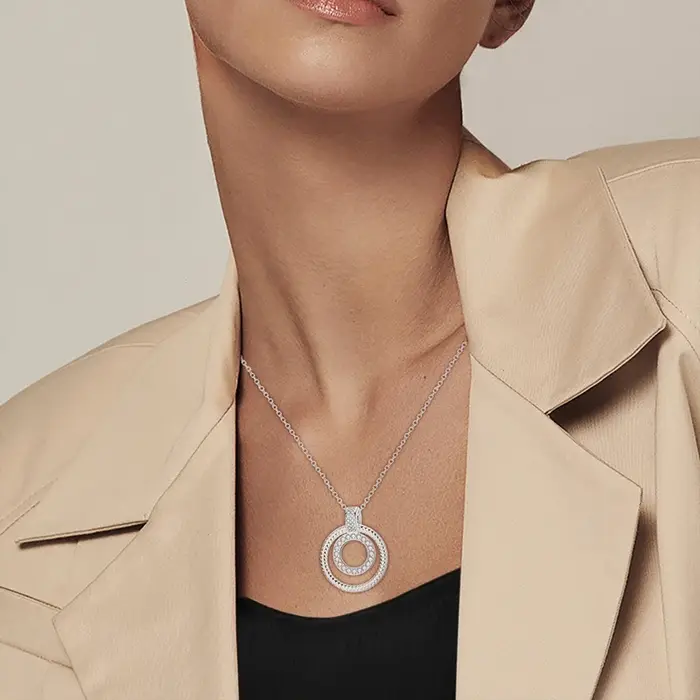 Collier pendentif cœur MULA Hote en argent sterling 925