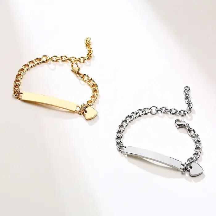 Bracelet personnalisé avec nom mignon