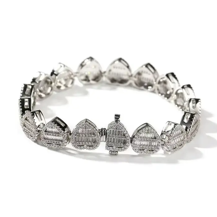 Bracelet d'amour carré en T pour hommes et femmes européens et américains