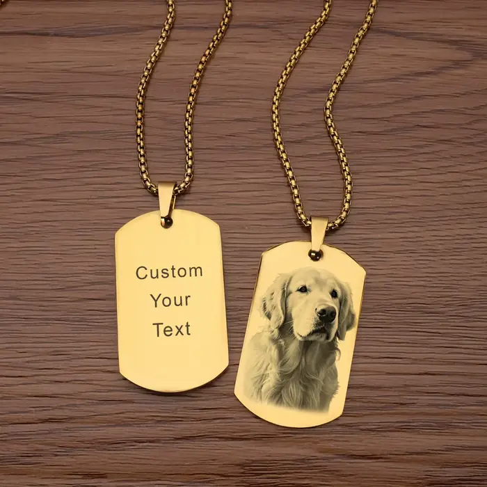 Collier photo personnalisé