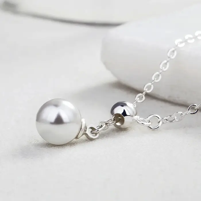 JOElegant-Collier pendentif perle pour femme