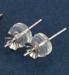 Accessoires de bijoux fins 18k Au750, bouchons de montage de boucles d'oreilles en or massif, broche