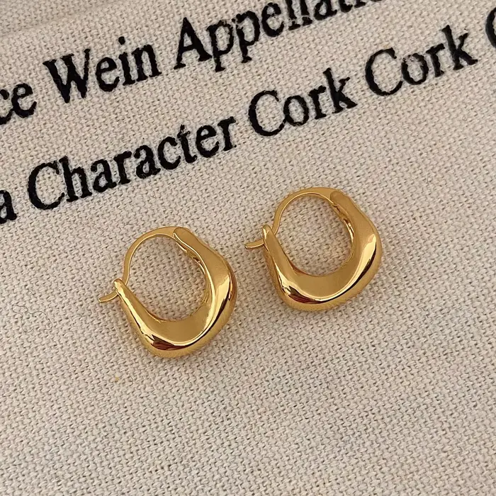 Boucles d'oreilles en argent Sterling 925 pour femmes, cercles ronds polyvalents, à la mode, pour pr