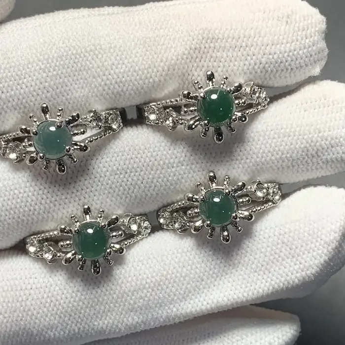 Bague en Jade naturel de birmanie, réglable, bijoux pour femmes, cadeau, vente en gros, haute qualit