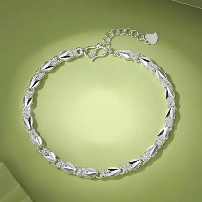 Bracelets en argent sterling 925 avec breloques étincelantes pour femmes occasions spéciales