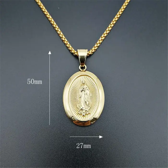 Collier avec Pendentif Vierge Marie pour Femme et Fille