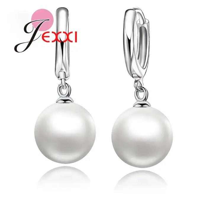 Boucles d'Oreilles Pendantes Élégantes en Argent Sterling 925 pour Femme et Fille, Bijoux de ix